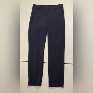 J. Crew size 2 Mercantile Women’s Navy Narrow Leg Dress Pants with back leg seam